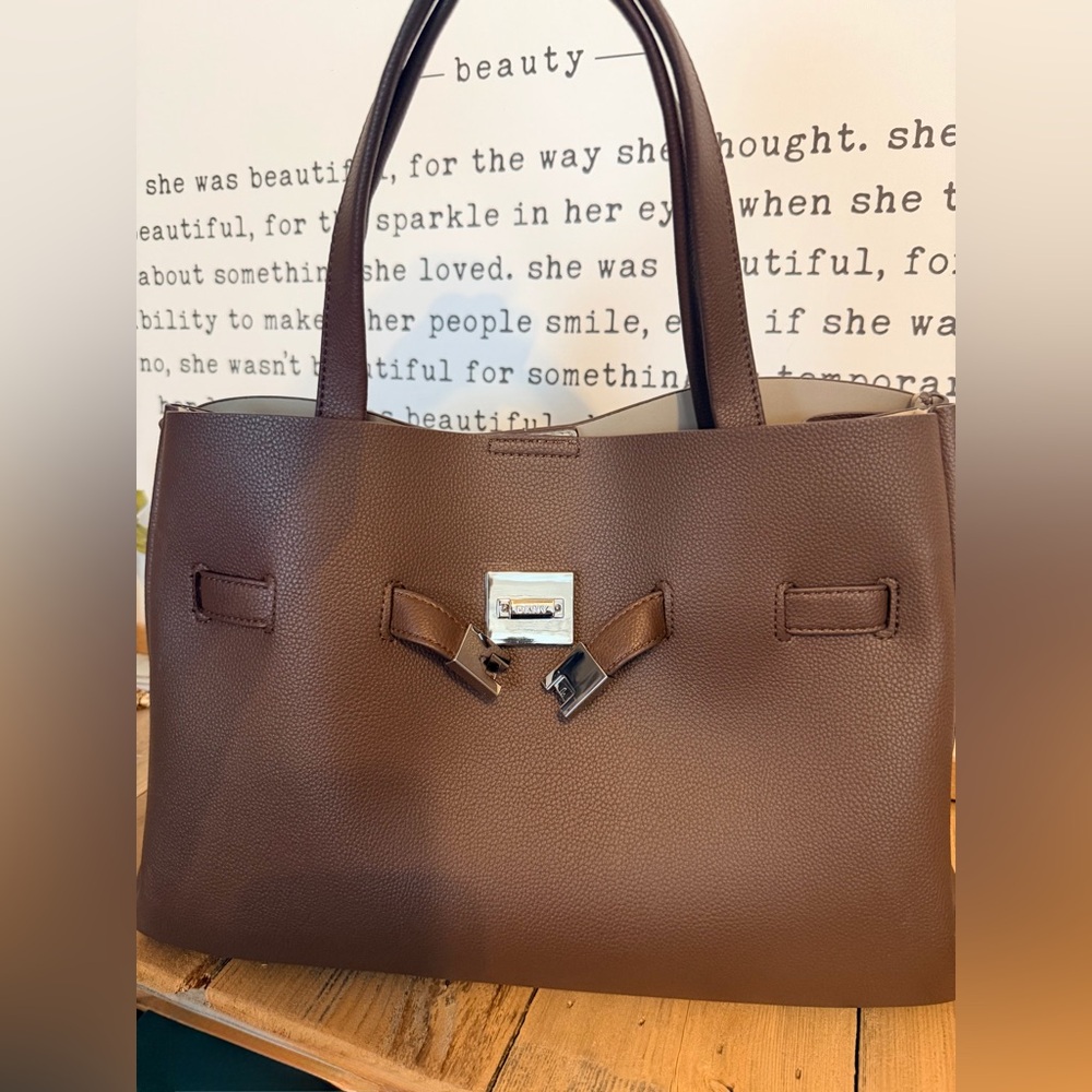 DKNY Chocolate Brown Satchel